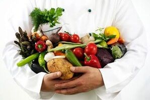 Pankreatitli bir diyet için sebzeler